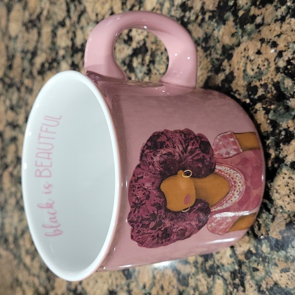 Black is beautiful woman mug